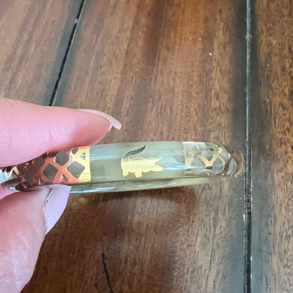 Lacoste Resin Bangle Bracelet 75$